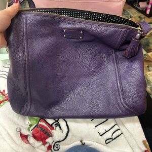 Purple Kate spade purse